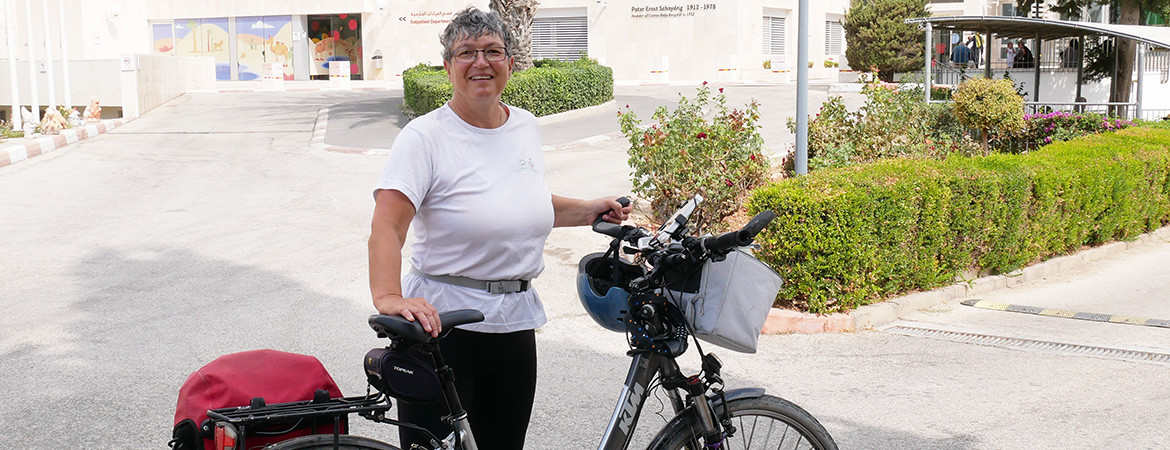 يوتا بيرماير تختتم جولتها الخيرية على الدراجة الهوائية