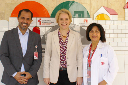 Swiss Representative Office Visits Caritas Baby Hospital